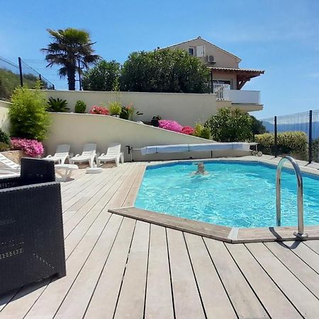 Gites Sassone, Vue Panoramique Sur Ajaccio Et La Mer Alata Kültér fotó