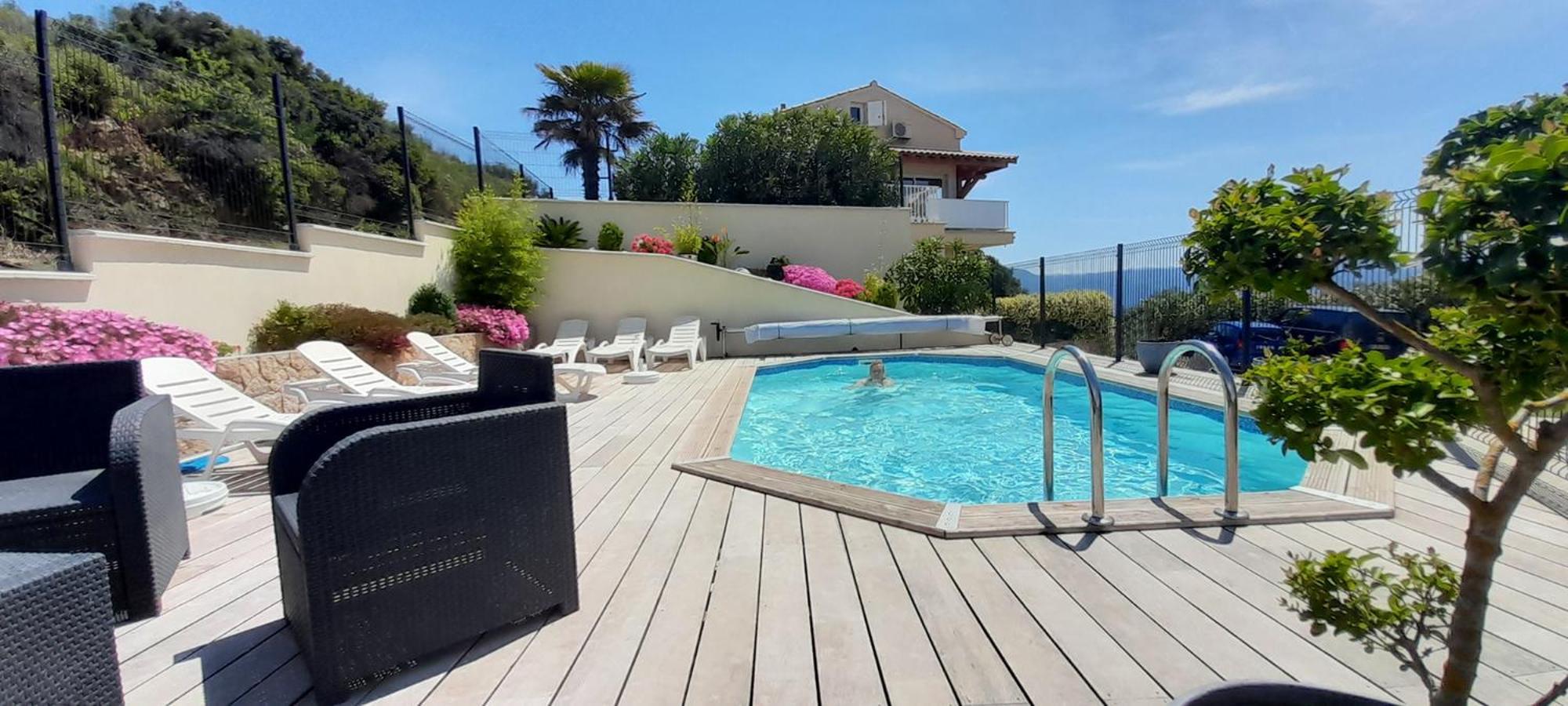 Gites Sassone, Vue Panoramique Sur Ajaccio Et La Mer Alata Kültér fotó
